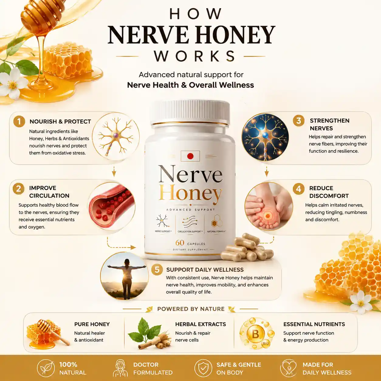 How Nerve Honey works diagram